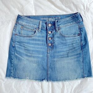 American Eagle Mini Jean Super Stretch Skirt Size 2